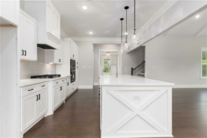 Kitchen and stairs of 6963 Lee Road 72