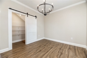 Bedroom of home at Torbert Townhomes